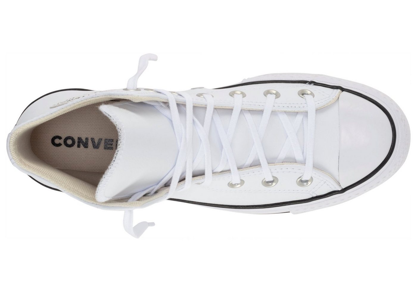 Converse CHUCK TAYLOR ALL STAR LEATHER PLATFORM Sneaker – Bild 4 von 5