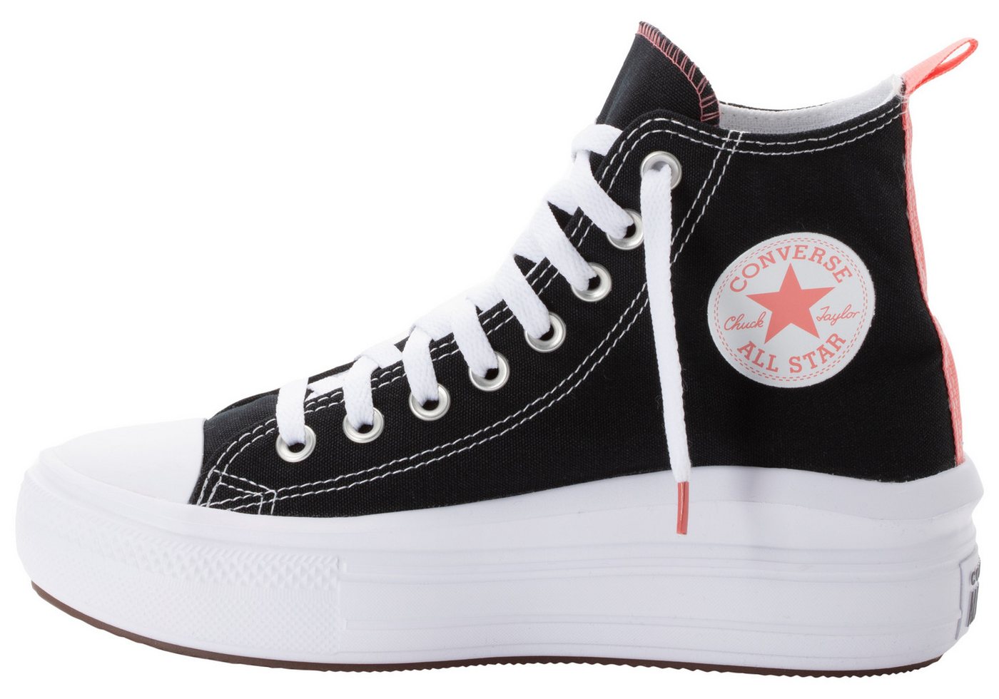 Converse CHUCK TAYLOR ALL STAR MOVE CANVAS PLATFORM HI Plateausneaker (für Jugendliche) – Bild 2 von 5