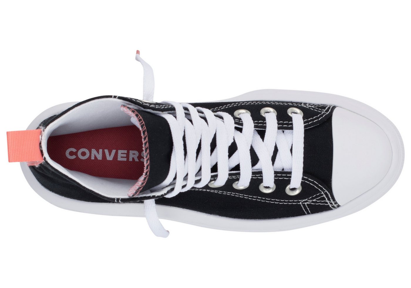 Converse CHUCK TAYLOR ALL STAR MOVE CANVAS PLATFORM HI Plateausneaker (für Jugendliche) – Bild 4 von 5