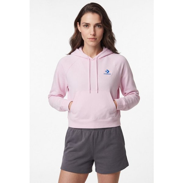 Converse Kapuzensweatshirt aus Baumwolle und Polyester, angenehm weiche Anmutung