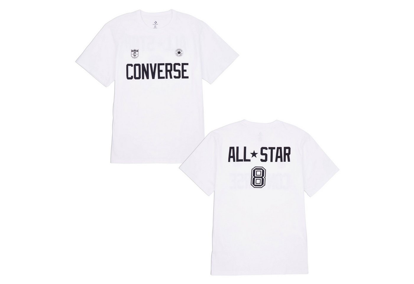 Converse T-Shirt aus Baumwolle, in den Größen XS bis XXL – Bild 2 von 2