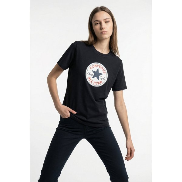 Converse T-Shirt CHUCK PATCH TEE Kurzarm, aus Baumwolle, in den Größen XS bis XXL