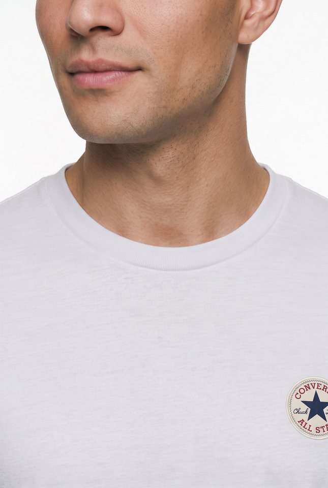 Converse T-Shirt CHUCK PATCH TEE mit Rundhalsausschnitt, normale Länge, aus Baumwolle – Bild 3 von 5