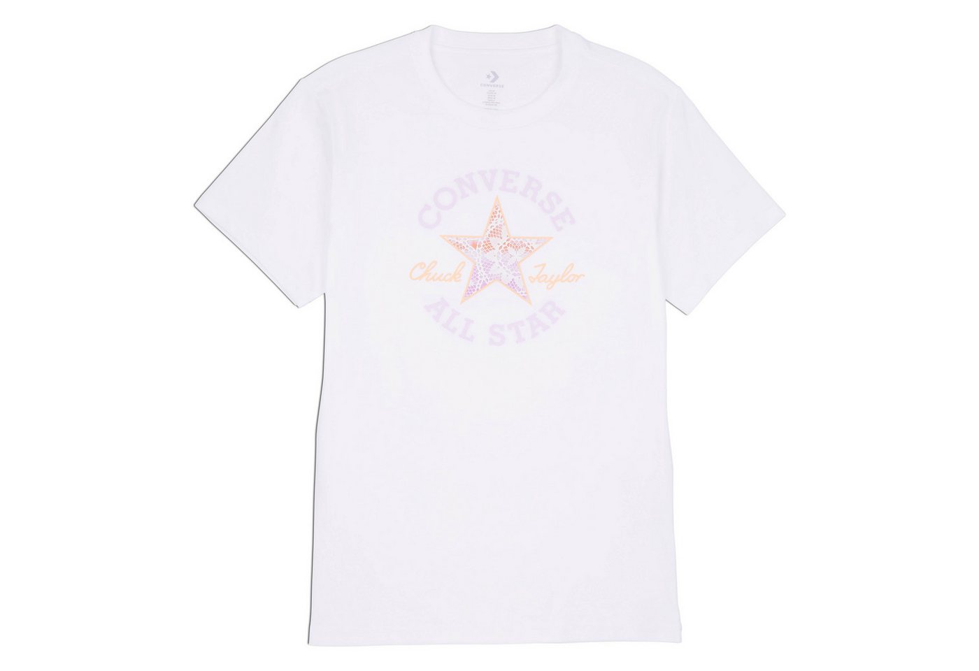 Converse T-Shirt CHUCK TAYLOR PATCH T-SHIRT mit Rundhalsausschnitt, Kurzarm, aus Baumwolle – Bild 5 von 5