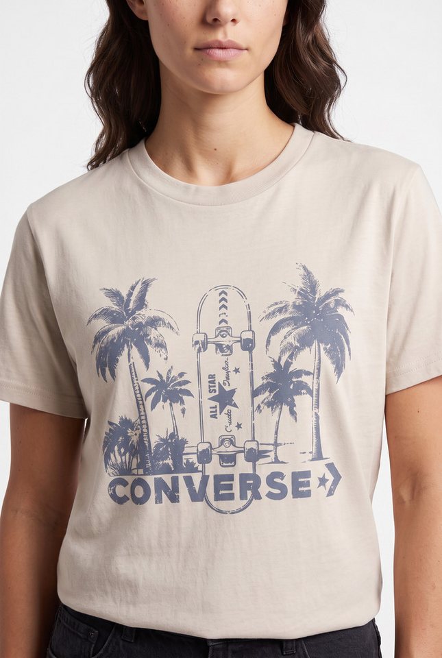 Converse T-Shirt Kurzarm, aus Baumwolle, in normaler Schnittform – Bild 2 von 4