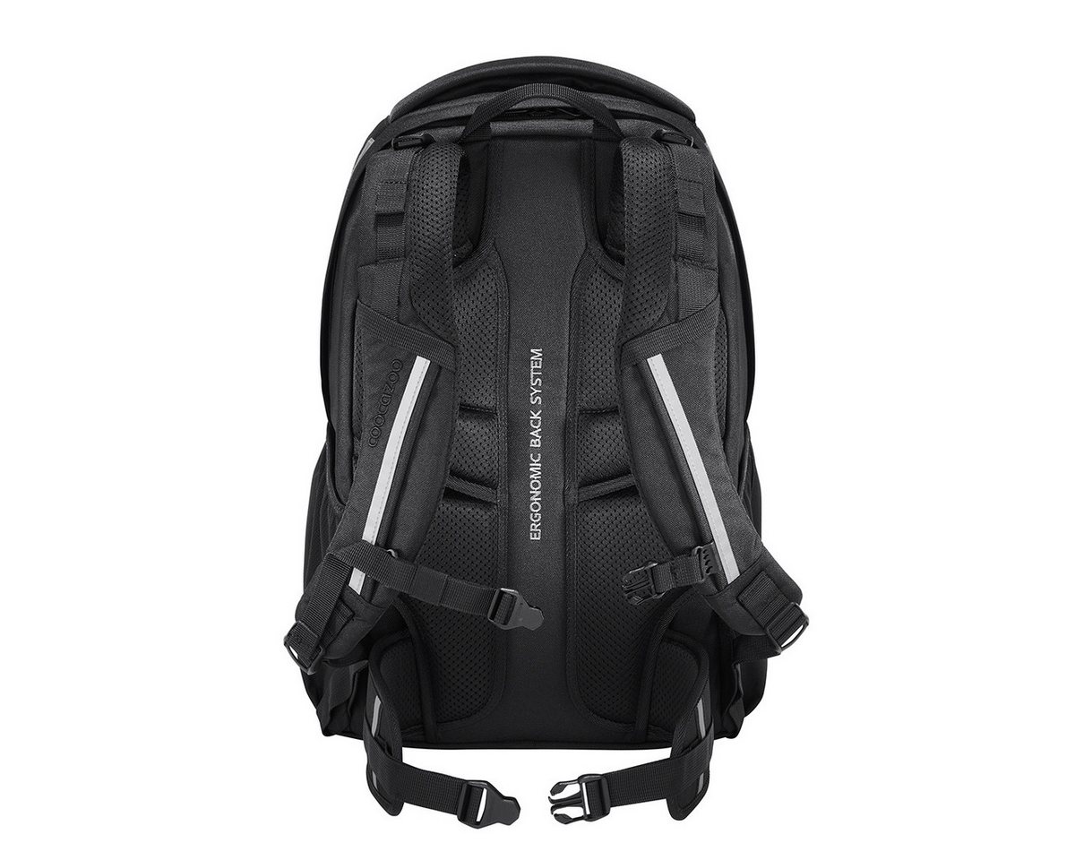 coocazoo Schulranzen Schulrucksack EVERY Midnight Black, ergonomisch, rückenschonend, Leichtgewicht – Bild 4 von 5