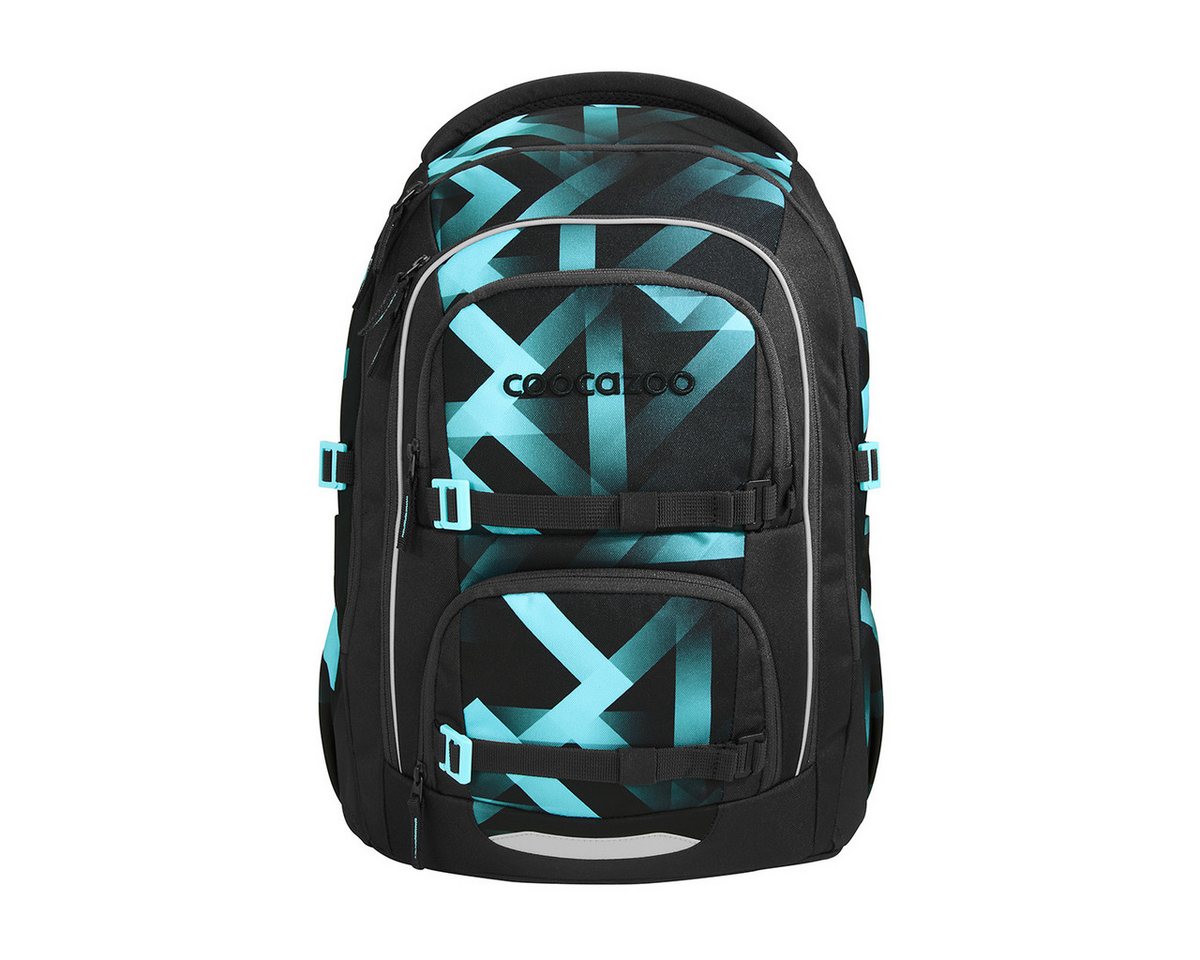 coocazoo Schulranzen Schulrucksack-Set PORTER, Laser Lights 3-teilig (3-teilig), ergonomisch, Körpergröße: 135 - 180 cm, Easy-Grow-System – Bild 3 von 5