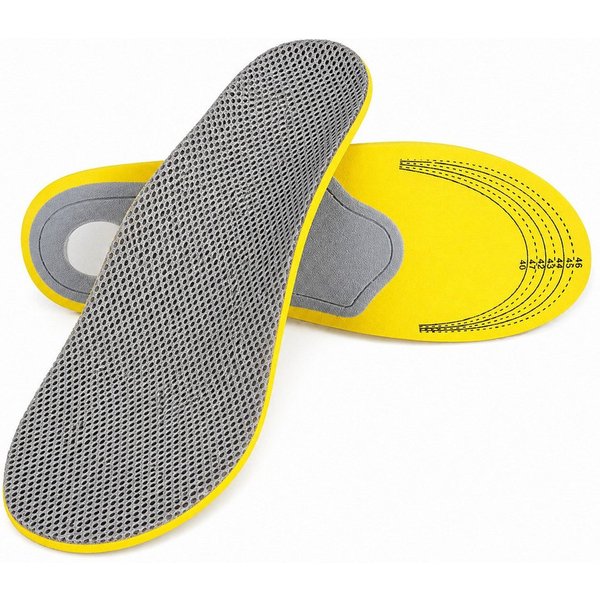COOL-i ® Einlegesohlen 3D Einlegesohlen zuschneidbar, atmungsaktiv & stoßdämpfend, bei Plattfuß, Fersensporn & allgemeinen Fußschmerzen
