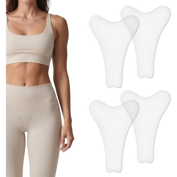 COOL-i ® G-String Unsichtbare Silikon Einlagen 4er Set, nahtlos & selbsthaftend
