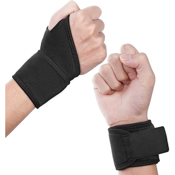 COOL-i ® Handgelenkbandage Handgelenkbandage 2er-Set,für Sport, Fitness, Arbeit & Alltag, Verstellbare & Atmungsaktive Handgelenkstützen