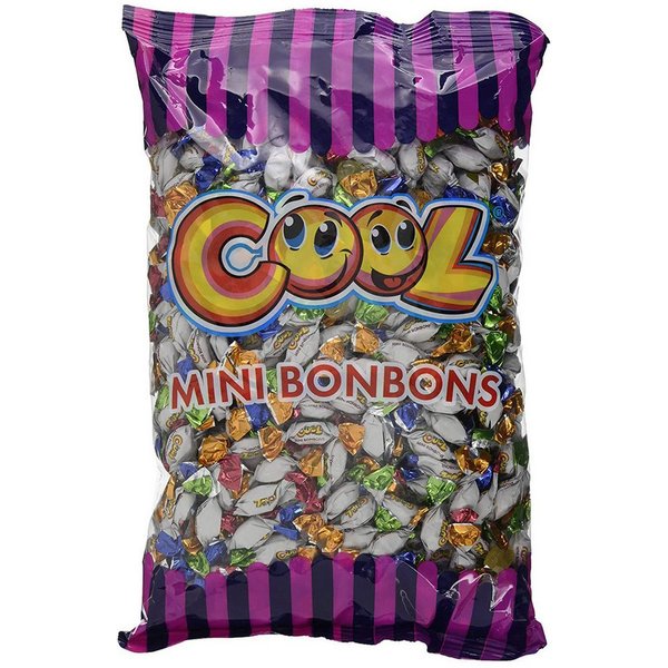 COOL Süßigkeit, Cool Mini Bonbons 4 fach sortiert Wurfmaterial Fasching 1000g