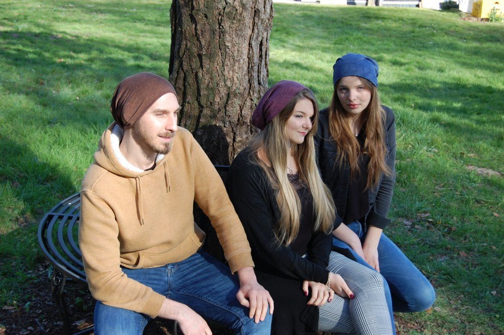 Cool4 Beanie Jersey Beanie Elastisch Baumwolle meliert – Bild 2 von 2