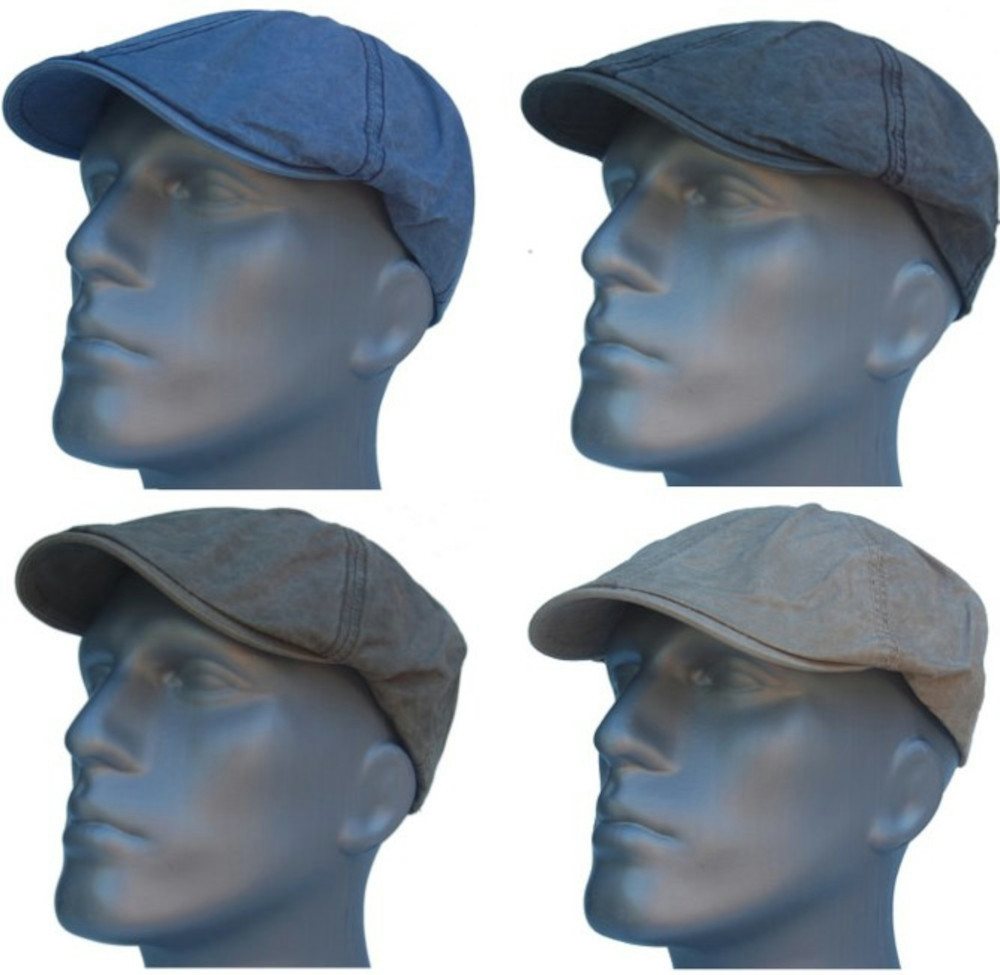 Cool4 Schiebermütze 6-Panel Flatcap Jeans stonewashed – Bild 3 von 4
