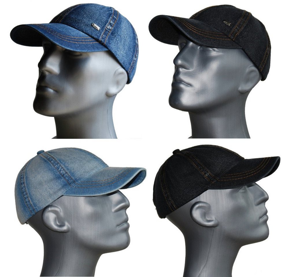 Cool4 Schirmmütze Basecap DENIM Jeans Verstellbar – Bild 2 von 3