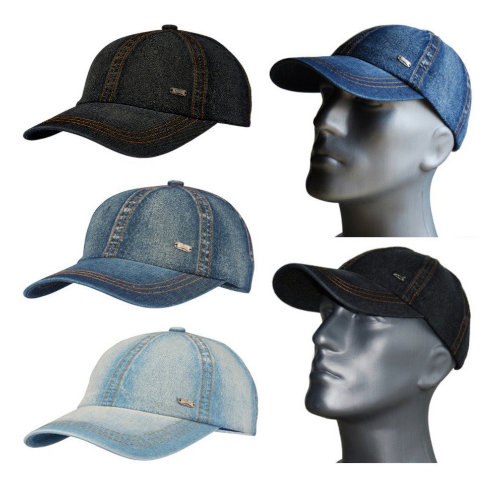 Cool4 Schirmmütze Basecap DENIM Jeans Verstellbar – Bild 3 von 3