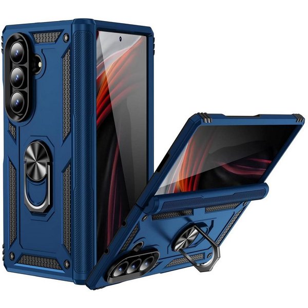 CoolGadget Handyhülle Armor Shield Case für Samsung Galaxy Z Fold 7 8 Zoll, Outdoor Cover Magnet Ringhalterung Handy Hülle für Galaxy Z Fold 7 5G