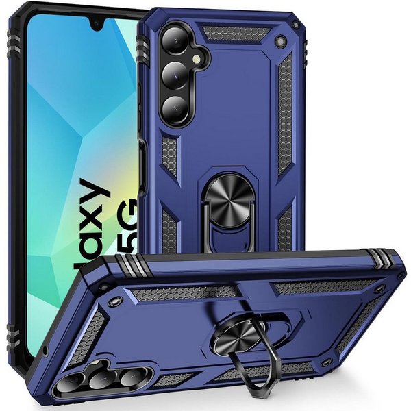 CoolGadget Handyhülle Armor Shield Case für Samsung Galaxy A16 5G 6,7 Zoll, Outdoor Cover mit Magnet Ringhalterung Handy Hülle für Samsung A16 5G