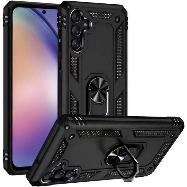 CoolGadget Handyhülle Armor Shield Case für Samsung Galaxy A54 5G 6,4 Zoll, Outdoor Cover mit Magnet Ringhalterung Handy Hülle für Samsung A54 5G