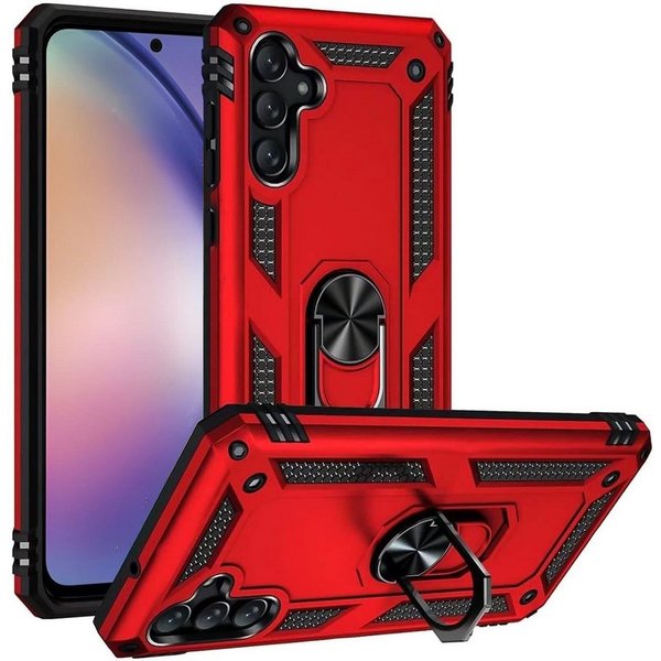 CoolGadget Handyhülle Armor Shield Case für Samsung Galaxy A54 5G 6,4 Zoll, Outdoor Cover mit Magnet Ringhalterung Handy Hülle für Samsung A54 5G