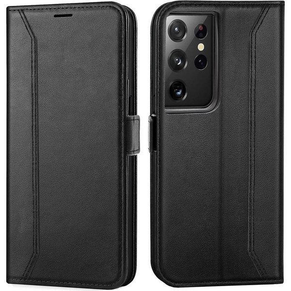 CoolGadget Handyhülle Book Case Elegance Tasche für Samsung Galaxy S21 Ultra 6,8 Zoll, Hülle Magnet Klapphülle Flip Case für Samsung S21 Ultra 5G Schutzhülle