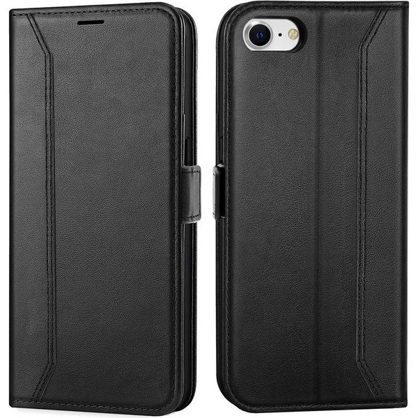 CoolGadget Handyhülle Book Case Elegance Tasche für iPhone SE 2020 2022 4,7 Zoll, Hülle Magnet Etui Klapphülle für iPhone SE, iPhone 7 / 8 Schutzhülle