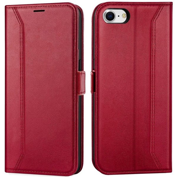 CoolGadget Handyhülle Book Case Elegance Tasche für iPhone SE 2020 2022 4,7 Zoll, Hülle Magnet Etui Klapphülle für iPhone SE, iPhone 7 / 8 Schutzhülle