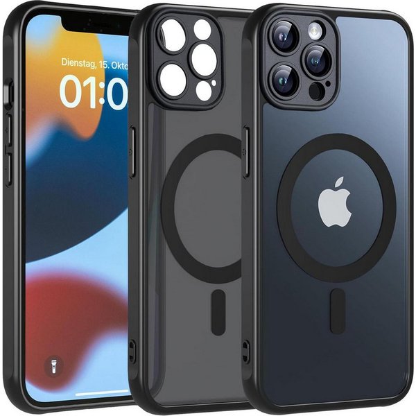 CoolGadget Handyhülle für Apple iPhone 12 Pro 6,1 Zoll, Kamera Schutz Hülle Silikon Hard Case Schutzhülle für Magsafe Zubehör