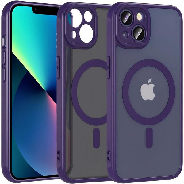 CoolGadget Handyhülle für Apple iPhone 13 6,1 Zoll, Kamera Schutz Hülle Silikon Hard Case Schutzhülle für Magsafe Zubehör