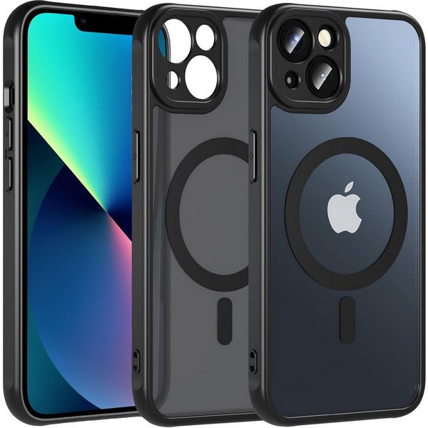 CoolGadget Handyhülle für Apple iPhone 13 6,1 Zoll, Kamera Schutz Hülle Silikon Hard Case Schutzhülle für Magsafe Zubehör