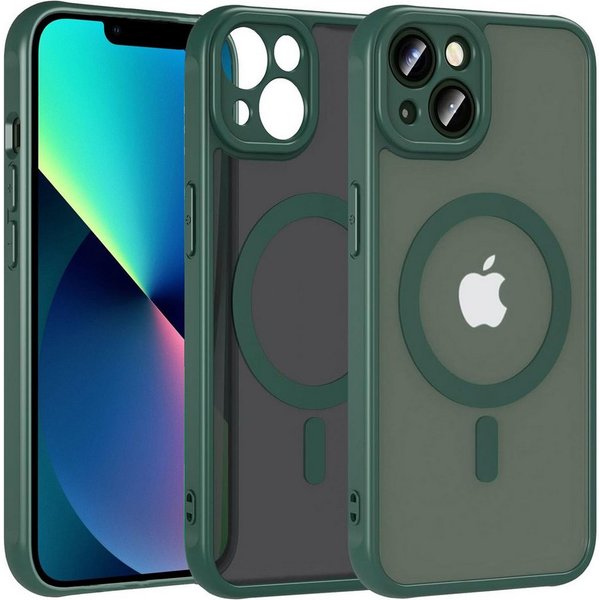 CoolGadget Handyhülle für Apple iPhone 13 6,1 Zoll, Kamera Schutz Hülle Silikon Hard Case Schutzhülle für Magsafe Zubehör