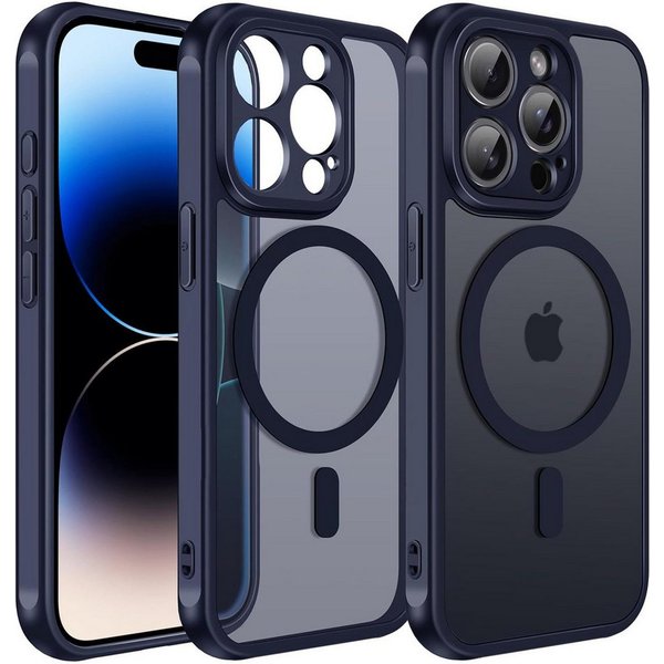 CoolGadget Handyhülle für Apple iPhone 14 Pro Max 6,7 Zoll, Kamera Schutz Hülle Silikon Hard Case Schutzhülle für Magsafe Zubehör