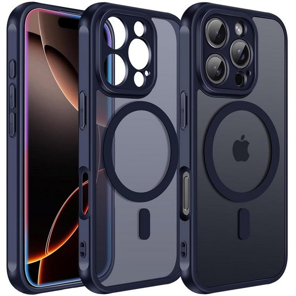 CoolGadget Handyhülle für Apple iPhone 16 Pro 6,3 Zoll, Kamera Schutz Hülle Silikon Hard Case Schutzhülle für Magsafe Zubehör
