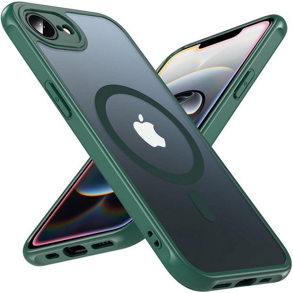 CoolGadget Handyhülle für Apple iPhone 16e 6,1 Zoll, Kamera Schutz Hülle Silikon Hard Case Schutzhülle für Magsafe Zubehör