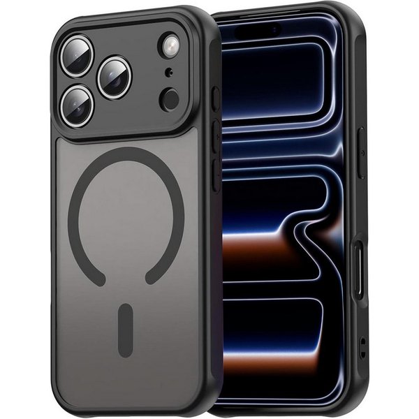 CoolGadget Handyhülle Magnet-Hülle für iPhone 17 Pro Schutzhülle magnetisch 6,3 Zoll, Hülle Matt Stoßfest kompatibel mit Magsafe Zubehör Kameraschutz Case