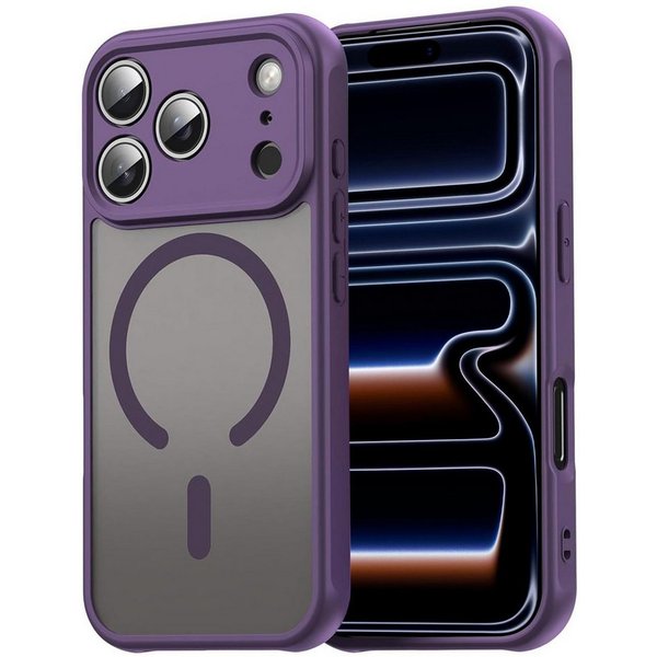 CoolGadget Handyhülle Magnet-Hülle für iPhone 17 Pro Max Schutzhülle magnetisch 6,9 Zoll, Hülle Matt Stoßfest kompatibel mit Magsafe Zubehör Kameraschutz Case