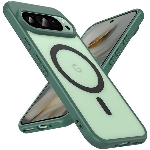 CoolGadget Handyhülle Magnet-Hülle für Pixel 10 Pro Schutzhülle magnetisch 6,3 Zoll, Hülle Matt Stoßfest kompatibel mit QI-Laden Zubehör Kameraschutz Case