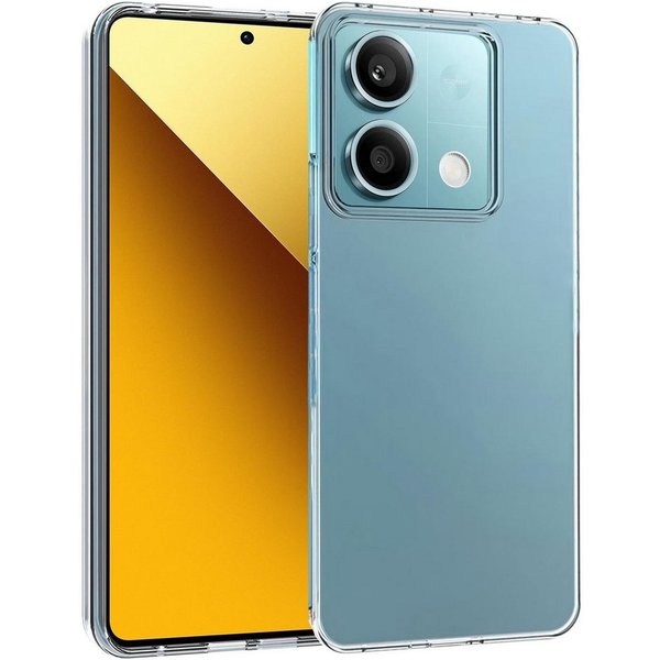 CoolGadget Handyhülle Transparent Ultra Slim Case für Xiaomi Redmi Note 13 5G 6,67 Zoll, Silikon Hülle Dünne Schutzhülle für Redmi Note 13 5G Hülle