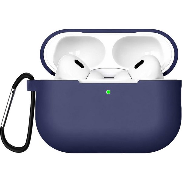 CoolGadget Kopfhörer-Schutzhülle Basic Silikon Hülle für AirPods Pro 3 Schutzhülle mit Karabiner, Soft Touch Case, stoßfest, rutschfest, 360° Schutz, kabellos l