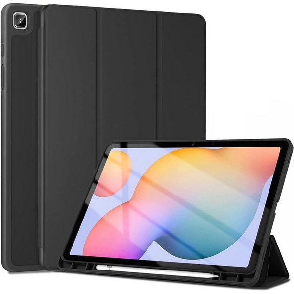 CoolGadget Tablet-Hülle Smart Cover für Samsung Galaxy Tab S8 Plus, Schutz Tasche aufstellbar mit Stift Halter für Galaxy Tab S8 Plus