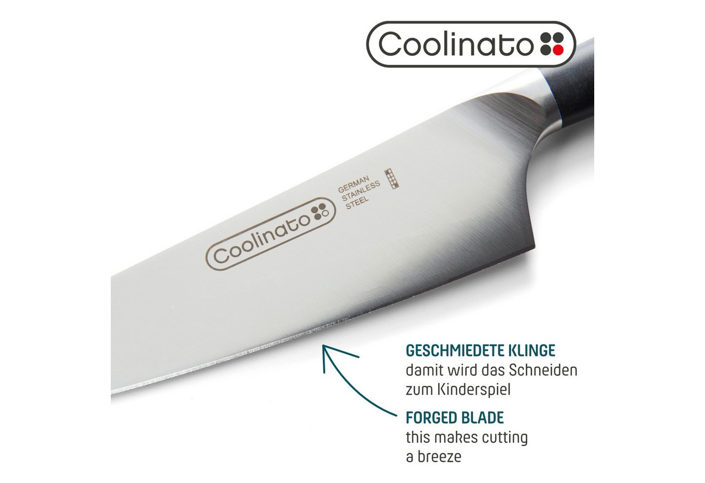Coolinato Gemüsemesser Profi Küchenmesser 9cm – Bild 5 von 5