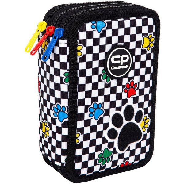 CoolPack Federmäppchen, Dreifach-Schulmäppchen mit Zubehör