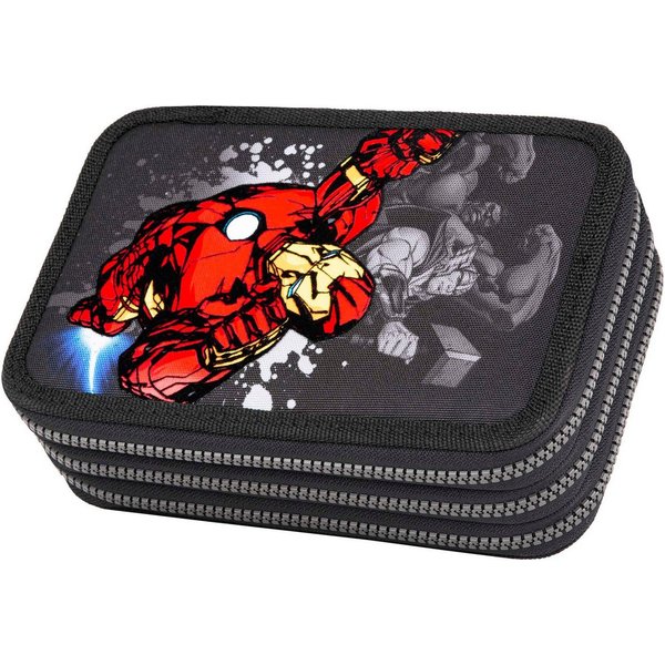CoolPack Federmäppchen Etui, Marvel, Avengers, befüllt