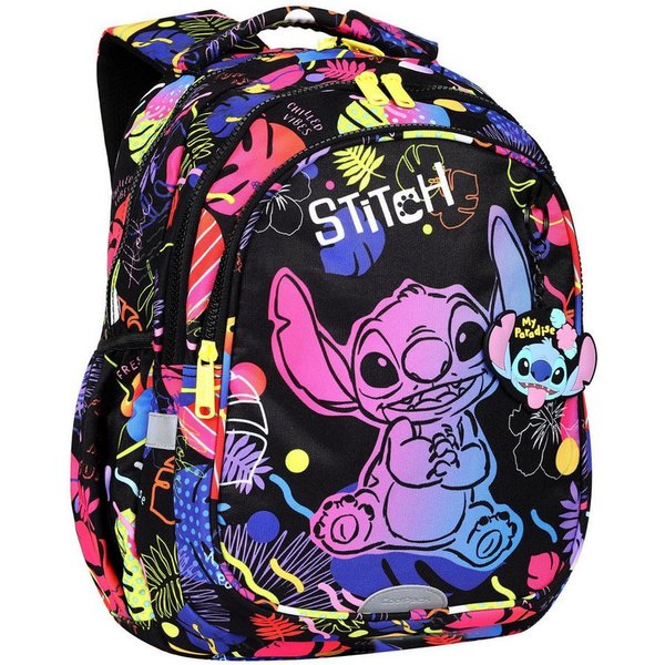 CoolPack Schulrucksack 19l Disney Stitch, Mit Reißverschluss, Konturierter Rücken, Verstellbarer Brustgurt