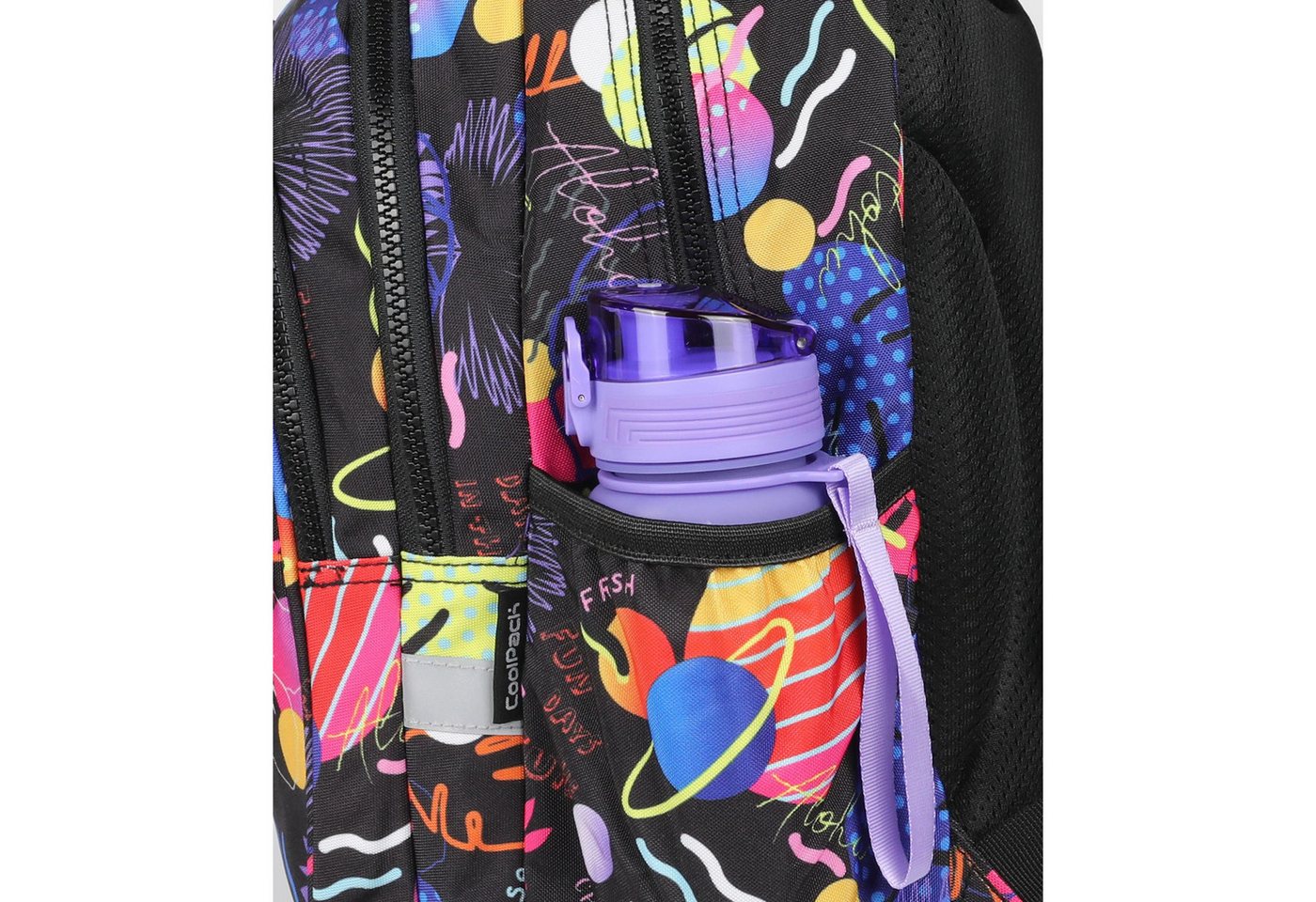 CoolPack Schulrucksack 19l Disney Stitch, Mit Reißverschluss, Konturierter Rücken, Verstellbarer Brustgurt – Bild 4 von 5