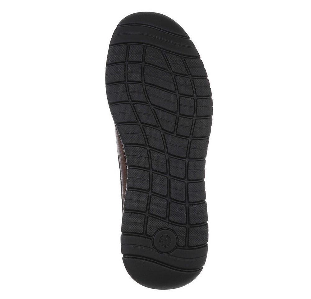 Coolwalk Bequeme Herrenfreizeitschuhe mit elastischen Einsätzen Slipper (90112476) Flach Slipper in Schwarz – Bild 3 von 5