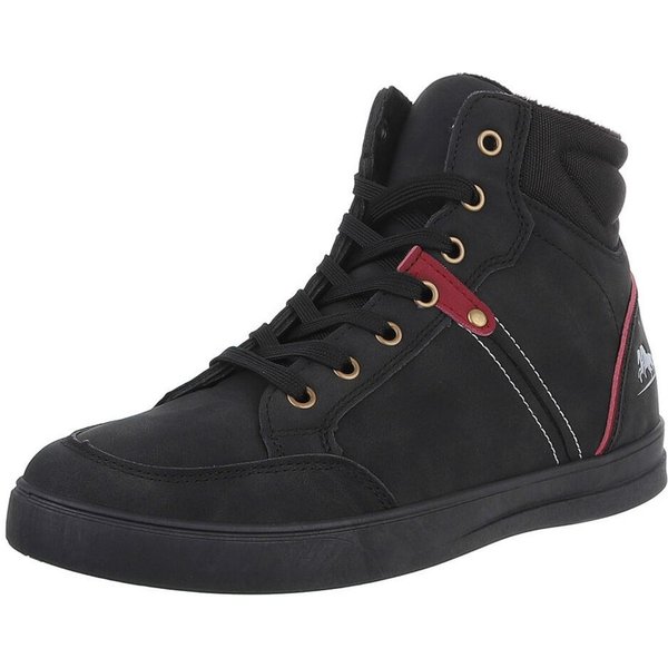 Coolwalk Herren High-Top Freizeit Sneaker (88828873) Flach Sneakers in Schwarz