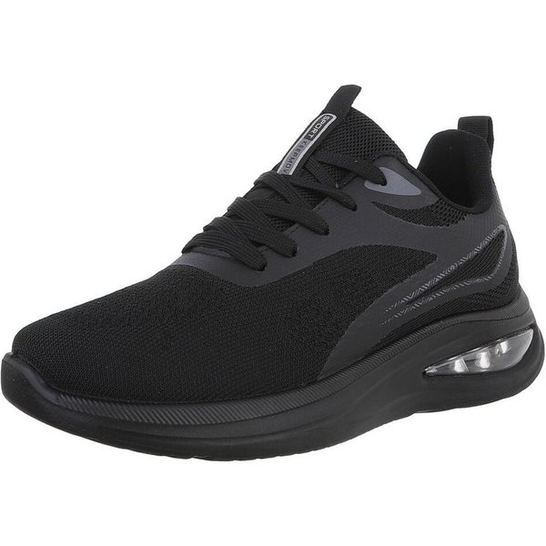 Coolwalk Herren Low-Top Freizeit Sneaker (88828847) Flach Sneakers in Schwarz
