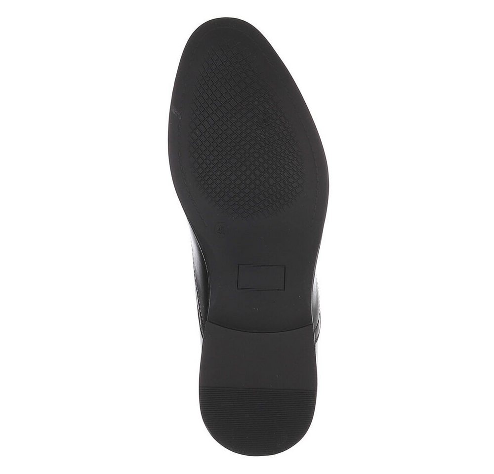 Coolwalk Herrenschnürschuh Derby in Lederoptik elegant Schnürschuh (92009981) Blockabsatz Business-Schuhe in Schwarz – Bild 3 von 5