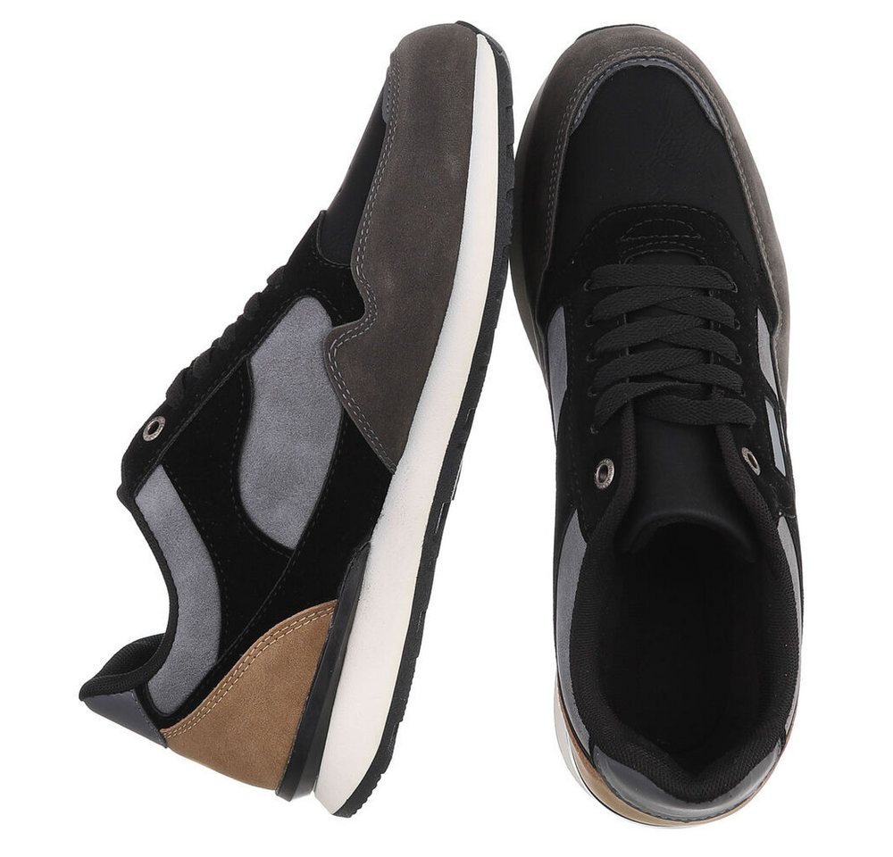 Coolwalk Herrensneaker mit Profilsohle und Schnürung Sneaker (91563880) Flach Sneakers in Schwarz – Bild 2 von 5