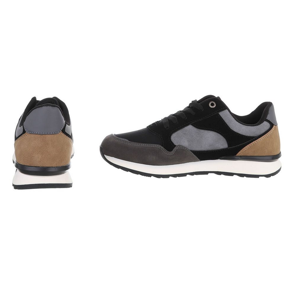 Coolwalk Herrensneaker mit Profilsohle und Schnürung Sneaker (91563880) Flach Sneakers in Schwarz – Bild 5 von 5